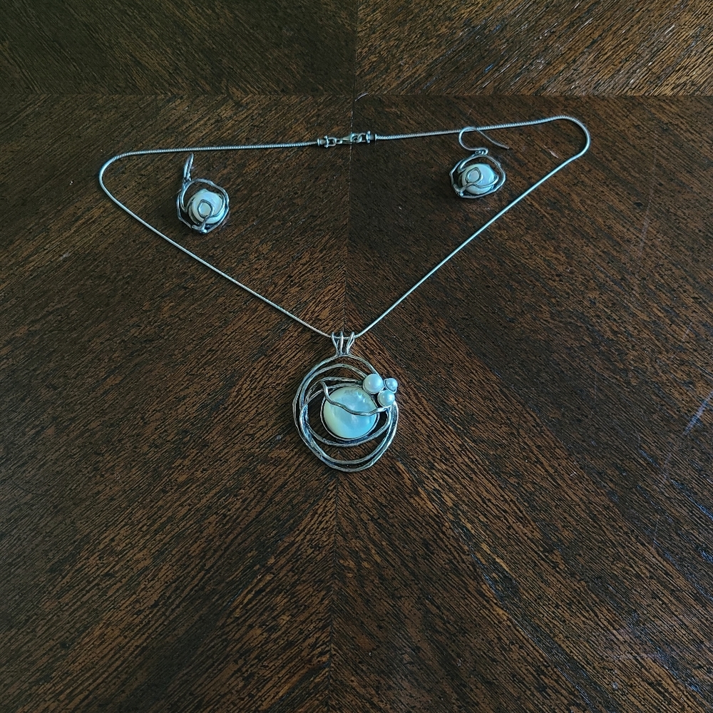 Oceanic necklace set